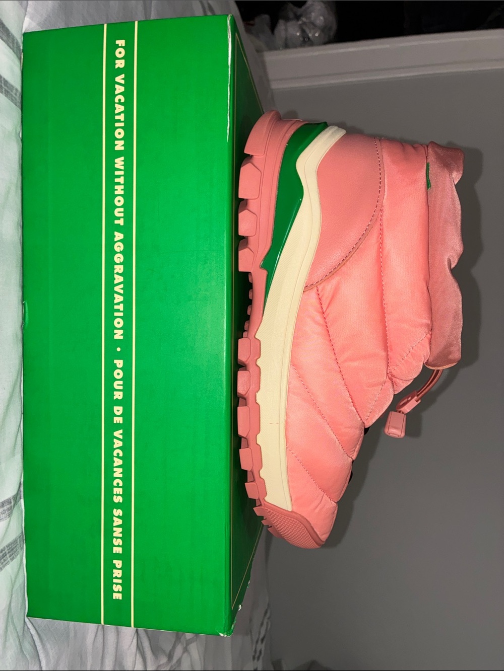 Vans Pink and Green Chocolate Valley Resort Sneakers - Picture 3 of 9